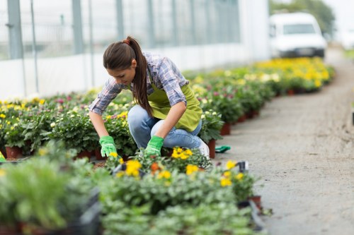 Gardeners Downe improving a village garden with seasonal care