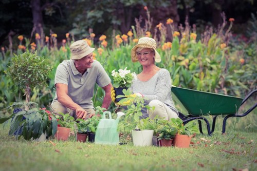 Illustration of accessible gardening information for Downe visitors
