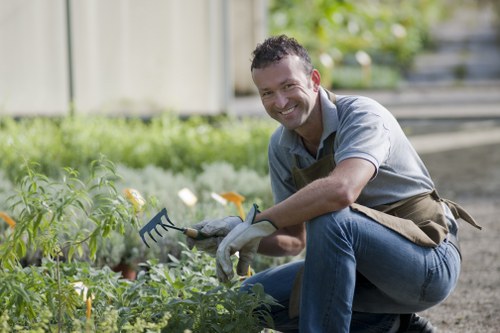 Low-carbon van used for local garden recycling work